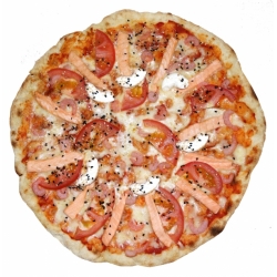 Пицца с Сёмгой и Креветкой Премиум